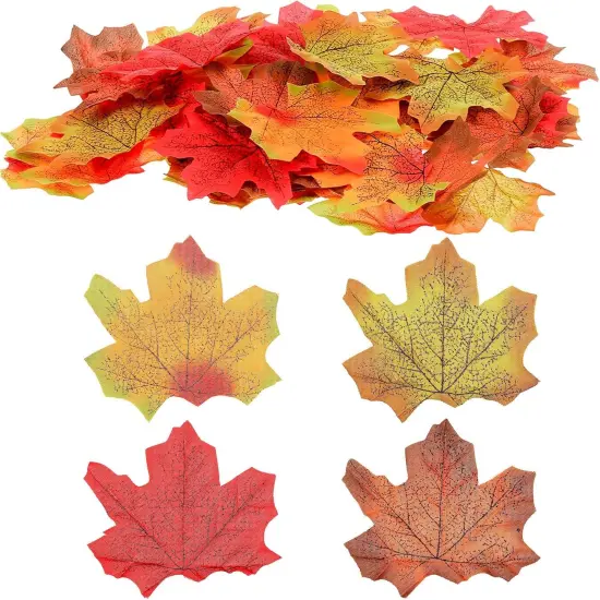 4 Colors Fake Leaves Artificial {5}