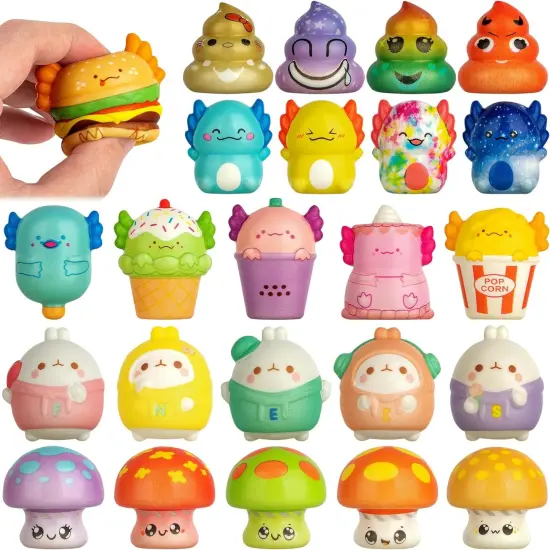 30 PCS Squishy Toys for Kids - Animal Squishies {1}