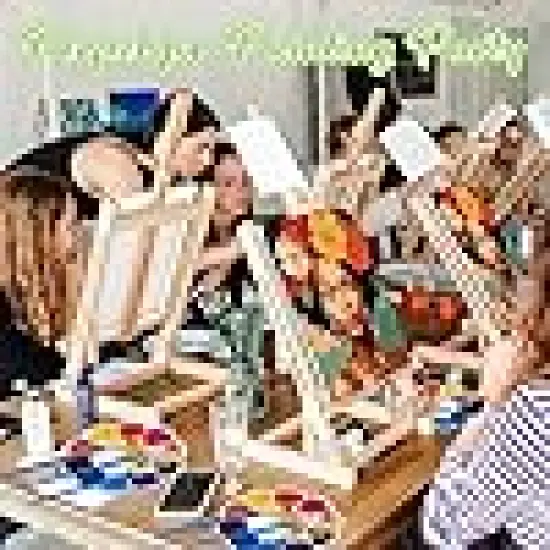 Paint Kit Pre Canvas for Adults Family Sip {3}