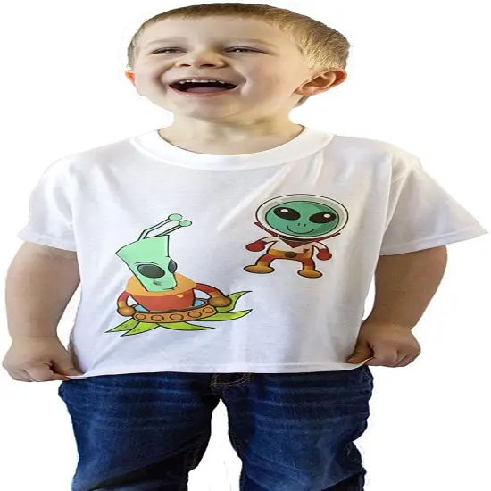 Printable Iron-on Glow Light Heat Transfer Paper for LIGHT Fabrics, sheets 8.5" x 11", Long Lasting, Durable, Professional Quality, Easy DIY, Non-Toxic, Made in USA {2}