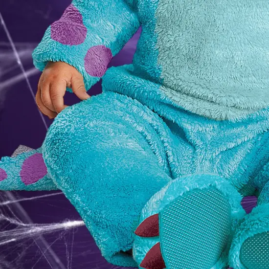 Baby Monsters University Sulley Costume with Jumpsuit Headpiece Booties {4}