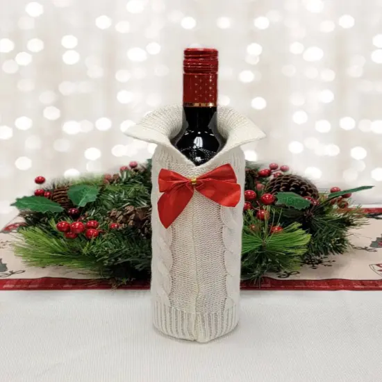 Christmas Bottle Cover F07M5-7D {2}