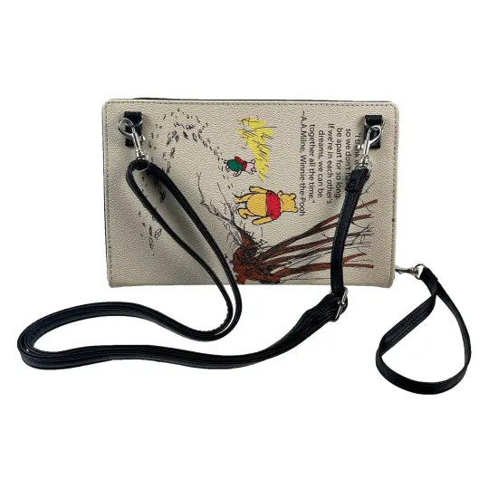 Beige Pooh Book Handbag Clutch - Crossbody Bag - A.A. Milne {3}