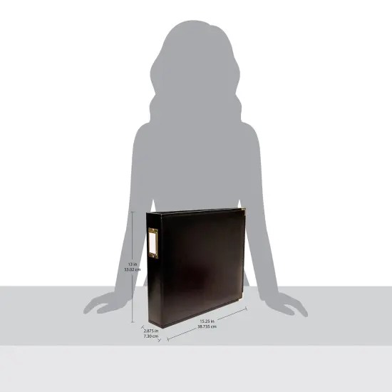 We R Classic Leather D-Ring Album 12"X12" {1}