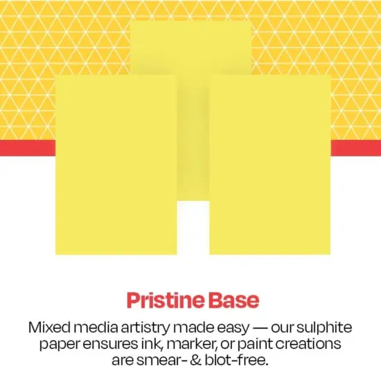 School Smart Folding Bristol Board, 12 x 18 Inches, Canary, Pack of 100 {3}