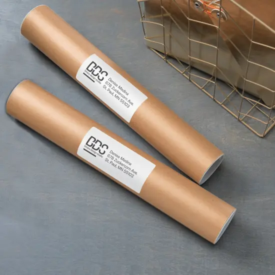 Avery Matte White Rectangle Labels, 3-1/4" x 8-3/8" {3}