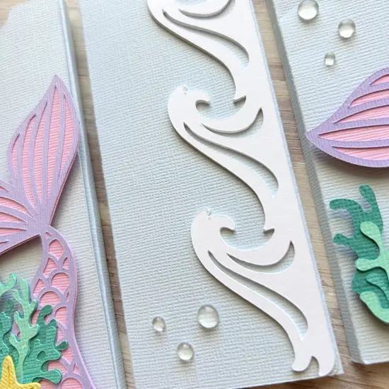 GLACIER MELT - Textured 12x12 Cardstock - Encore Paper {3}