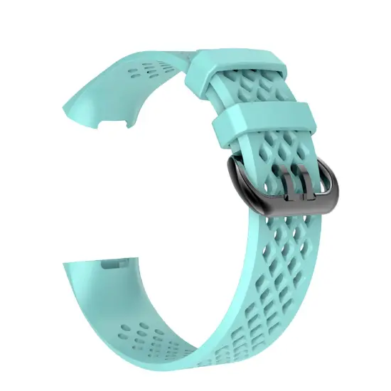 For Fitbit Charge 3 / 3 SE / 4 Bands, Replacement Strap for Women Men, Size Small, Light Blue {1}