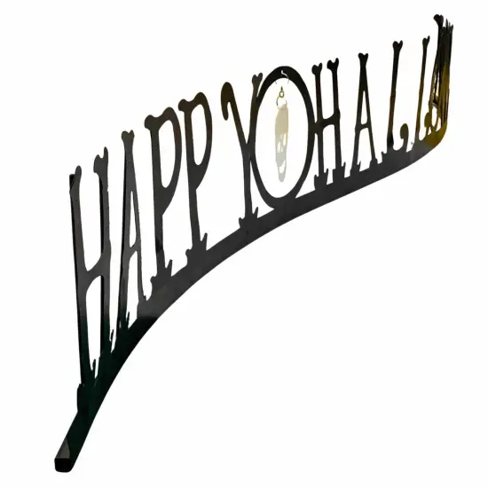 C & F 6.25 In Happy Halloween Centerpiece Halloween Seasonal Tabletop , Lightweight Halloween Decor Tabletop Decor Black {3}