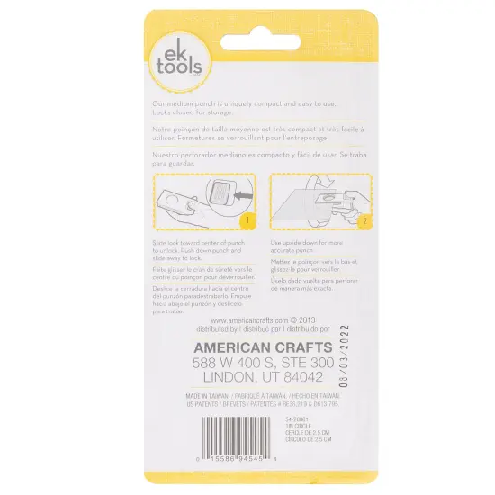 EK Medium Punch-Circle 1" {5}
