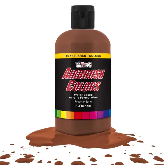 Coffee Brown, Transparent Acrylic Airbrush Paint, 8 oz. {1}