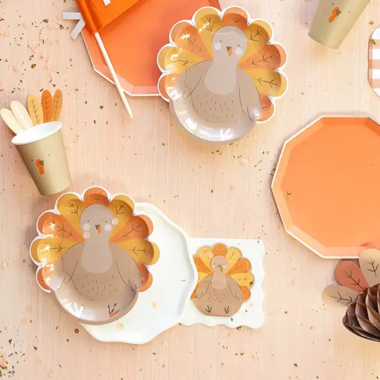 FRENCH CR&Egrave;ME COMPOSTABLE DINNER PLATES {4}