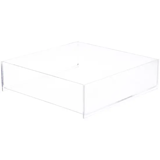 Plymor Clear Acrylic Square Open Top Merchandise Display Tray {2}