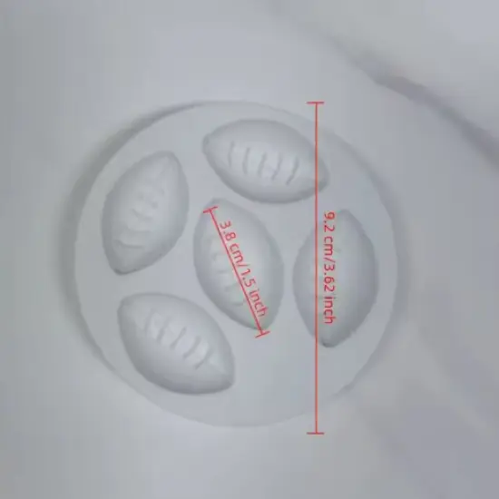 Footballs silicone mold {2}