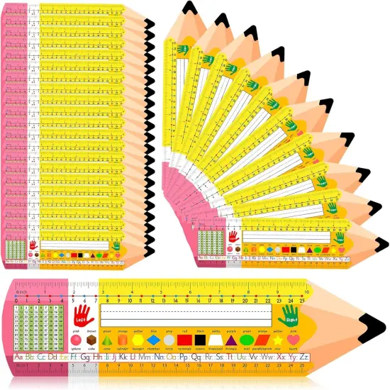 108 Pcs Pencil Desk Name Tags for Classroom with Alphabet {1}