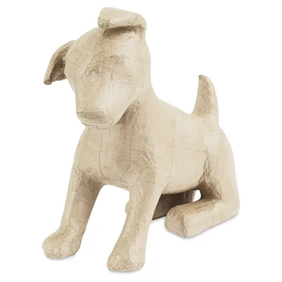 DecoPatch Large Paper Mache Animal - Sitting Dog {1}