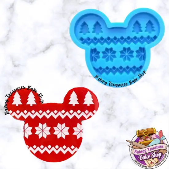 Mouse Ugly Sweater Silicone Mold {1}