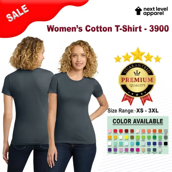 Next Level&reg; Colors Women's Cotton Boyfriend T-Shirt Natural {2}