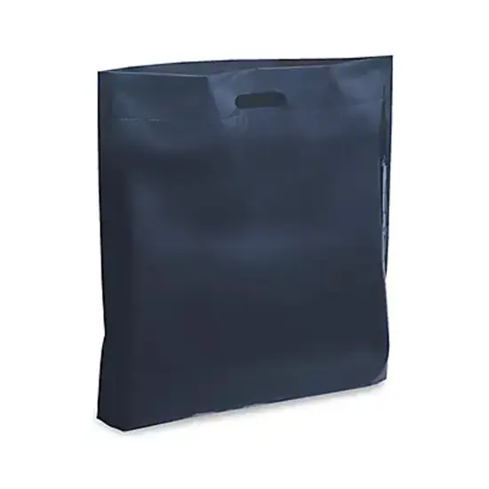 24 x 24 x 5" Die Cut Handle Bags Navy {2}