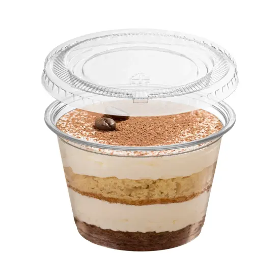 Clear Plastic Portion/Souffle Cups with Lids - 4oz (2500 Settings) {2}