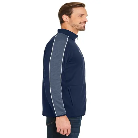 Under Armour&reg; Men's Command Full-Zip Mod gry/ wh {5}