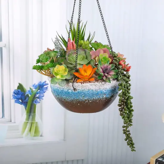 18 Pack Artificial Succulents Realistic Textured Fake Succulents Unpotted Artificial Cactus Plant Suitable for Garden Home Office Greening and Decoration {4}