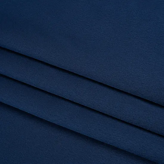 1 Yard Navy Blue Polyester Crepe Back Satin Polyester 56 Inch Wide {1}
