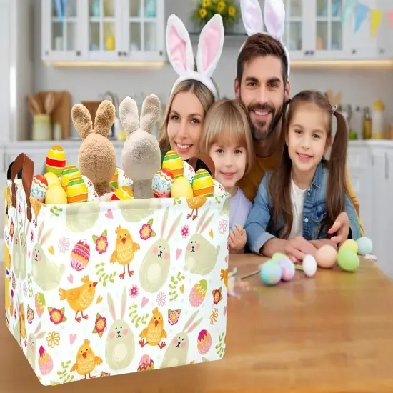 Large Easter Baskets for Kids Personalized Baby Girl Easter Basket Cute Teen Boy Spring Decor {2}
