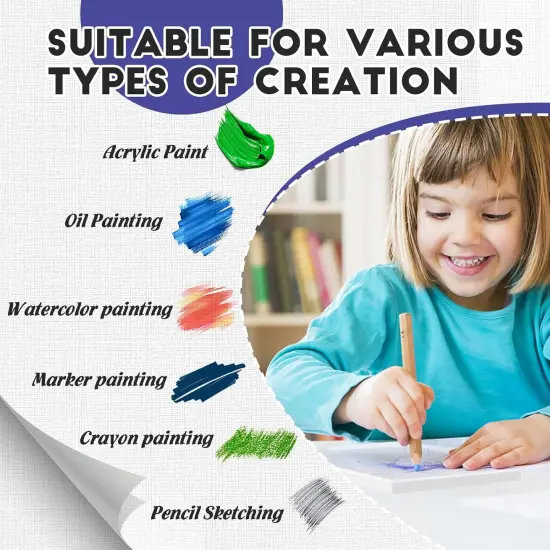 16 Pack Small Stretched Canvas (6x6 Inch) {5}