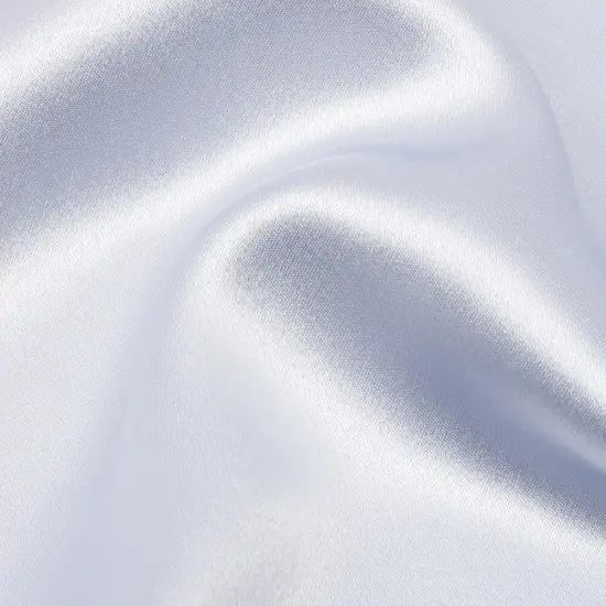 1 Yard Pastel Blue Silk and Polyester Crepe Back Satin Dressmaking Fabric 56 inch Width {2}