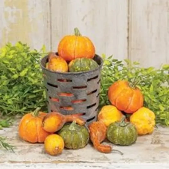 Faux Pumpkins and Gourds Decorative Set of 16 for Autumn Centerpieces and Holiday Displays {3}