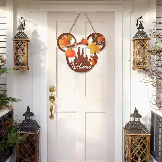 Welcome Fall Front Door Sign (Fall) {2}