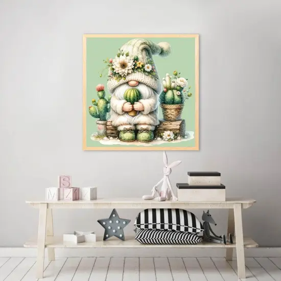 Diamond Painting Kit Gnome Succulents {2}