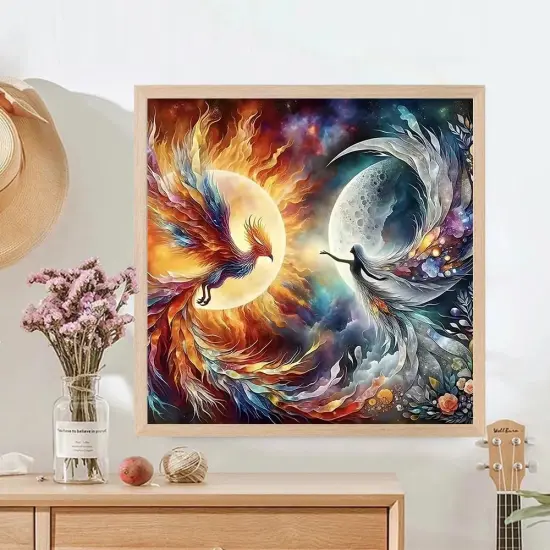 Fire Phoenix Diamond Painting Kits for Adults {3}