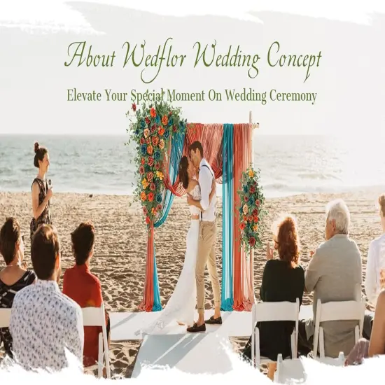 Ceremony Arbor Reception Backdrop Rose Floral Decoration {2}