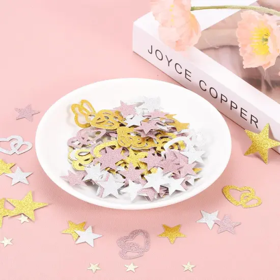 200Pcs Star Confetti Glitter Confetti Table Confetti Decor for Party Wedding Festival Decorations,0.79x0.79Inch,Gold {2}