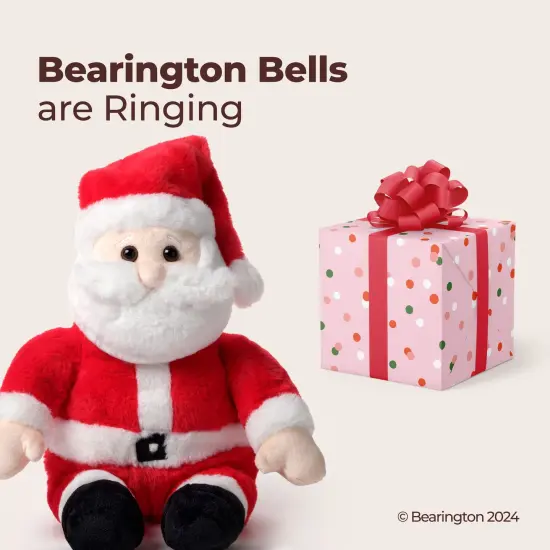 Bearington Santa Claus Kringle Plush, Santa Doll, 16 In Stuffed Animal, Ideal Toy Gift for Toddlers, Kids & Teens, For Ages 3-14 White {5}