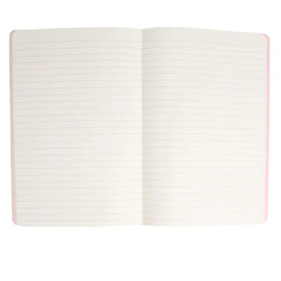 6 Pack Pink A5 Notebooks for Work, Travel, Business, School & More - College Ruled Notebook - Softcover Journals for Women & Men - Lined Note Books with 92 pages, 5.5" x 8.3" {6}