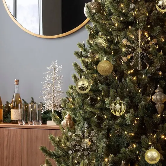 2.36" Christmas Ball Ornaments 36 Pcs Christmas Tree Decorations Set Shatterproof Small Gold Christmas Ornaments Balls with Hanging Loop for Holiday Party Wreath Xmas Tree Decor {2}