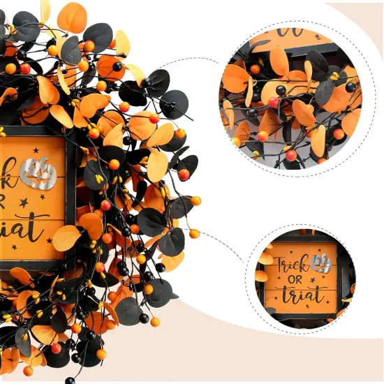 Halloween Wreath for Front Door {2}