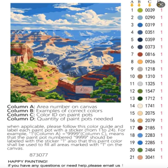 Nature Scenery Acrylic Painting on Canvas for Home Wall Decor(16&times;20inches, Unframe) {5}