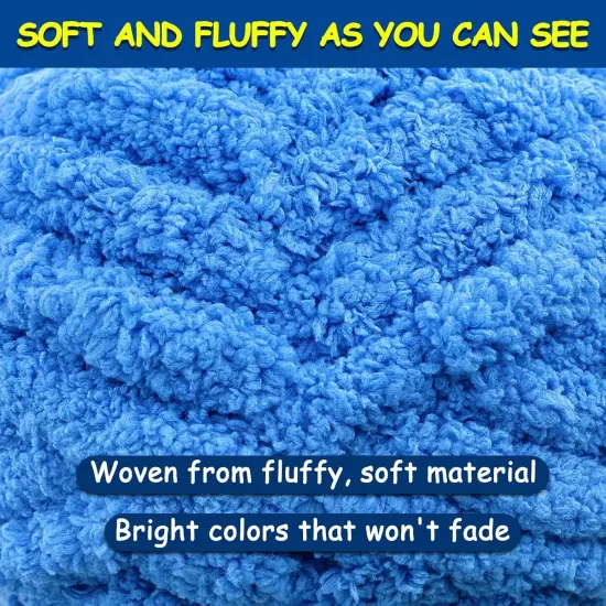 8 Pcs Chunky Yarn for Crocheting (Camel Color) {4}