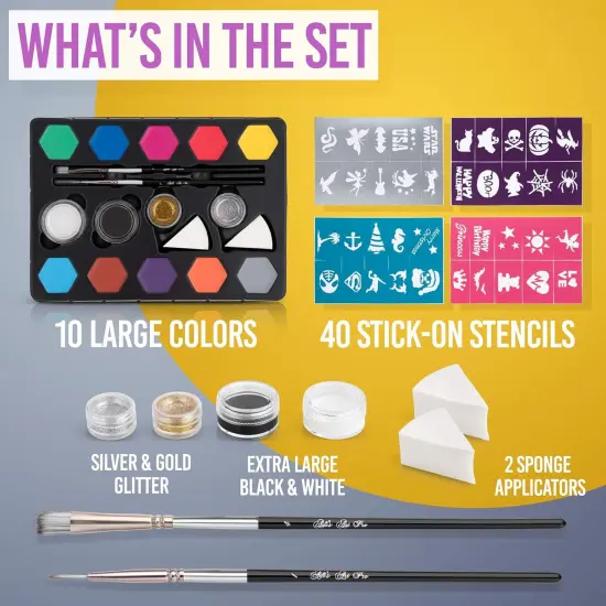 Face Painting Kits for Kids (Small &ndash; 58 pcs) {4}