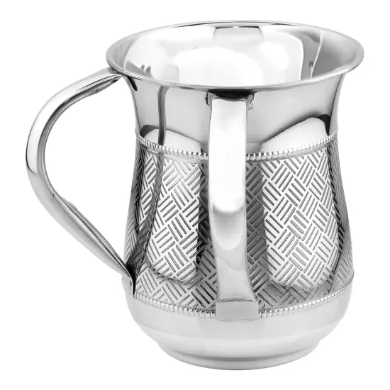 Stainless Steel Wash Cup Silver {4}