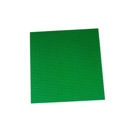 Strictly Briks Classic Baseplates, 100% Compatible with All Major Brands, For Building Bricks, Bases for Tables, Mats, and More, Green, 2 Pack, 16x16 Inches {4}