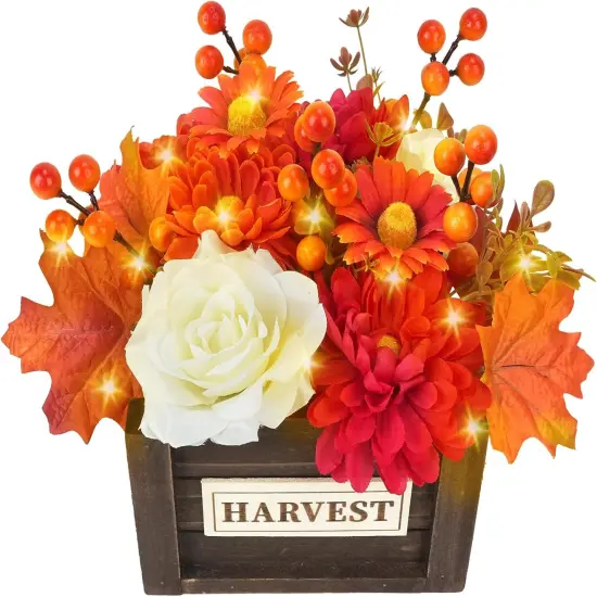 Fall Table Arrangement Thanksgiving {1}