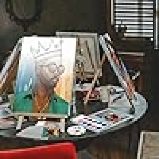 Watercolor Paint Apron Brush Palette Afro Sip {5}