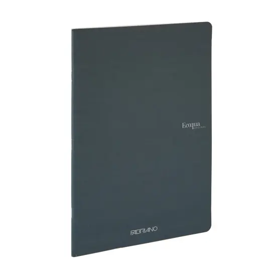 Fabriano Ecoqua Original Saddle-Stitched Notebook, Size A5, 40 Sheets, 5.8" x 8.3" Dark Green {3}