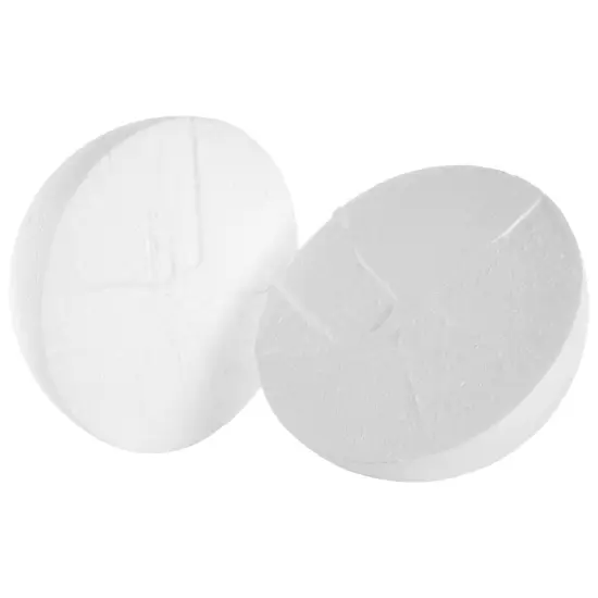 2 Pack Large Foam Balls for Crafts, 7.5 Inch Solid Polystyrene Spheres for DIY Projects, Flower Centerpieces (White) {7}