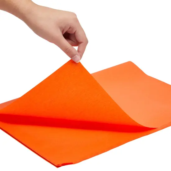 160 Sheets Orange Tissue Paper for Gift Wrapping Bags, Bulk Set for Birthday Party, Holidays, Art Crafts, 15 x 20 Inches {4}